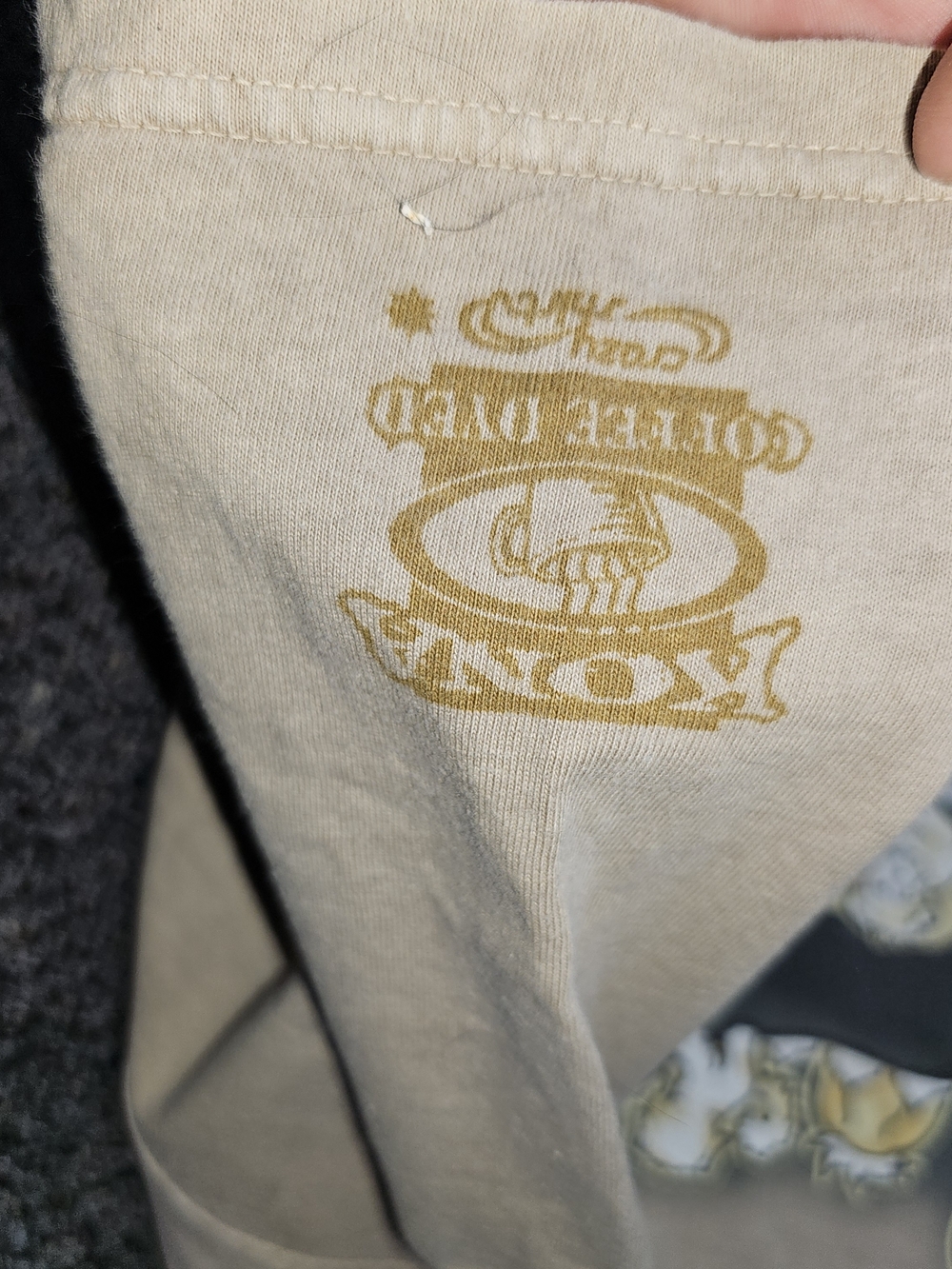 VTG Crazy Shirts Adopt-a-Dog Graphic Tee in Beige - Picture 3 of 4
